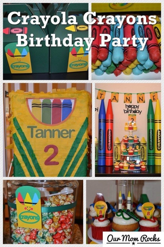 Download Watermark Template Portrait CRAYOLA | Crayon birthday parties, Crayola birthday party, Painting ...