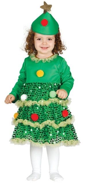 Baby Christmas Tree Fancy Dress Costume Christmas Party Ideas This baby Christmas tree fancy dress outfit is perfect for your little girl, It comes - Baby Christmas Tree Fancy Dress Costume Christmas Party Ideas