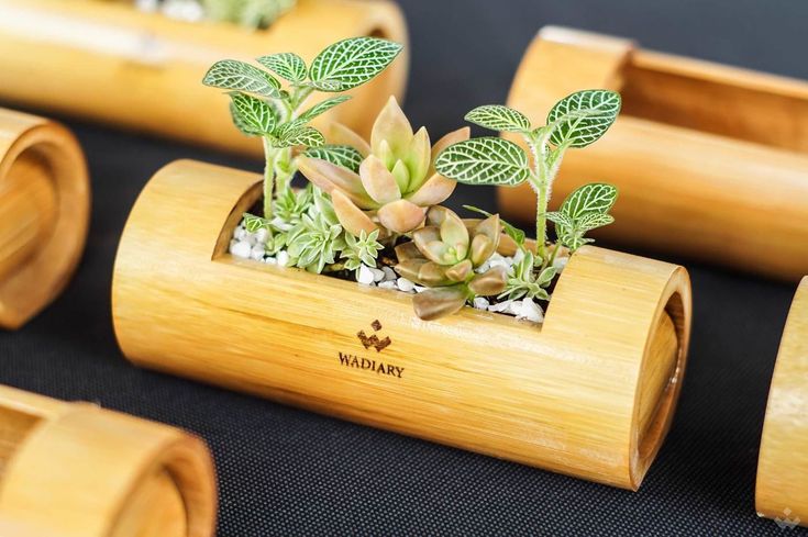 S/2 Bamboo Stands Screen Decoration bambou, Artisanats en bambou, Deco bambou