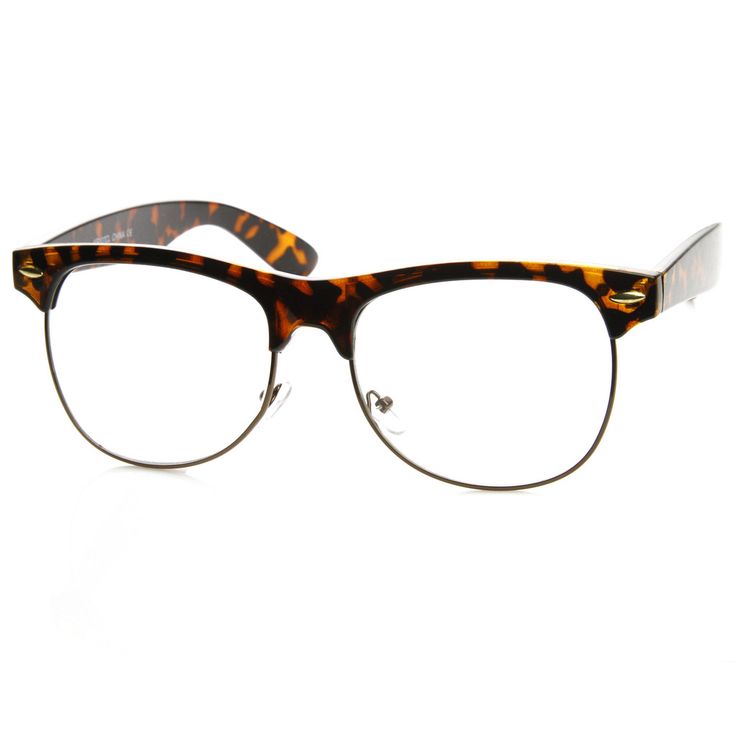 Natural teenager retro glasses