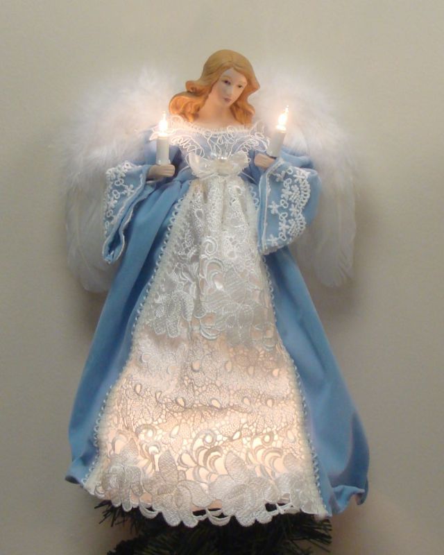 Elegant Angel Tree Topper 13.5 elegant angel tree topper | 13.5