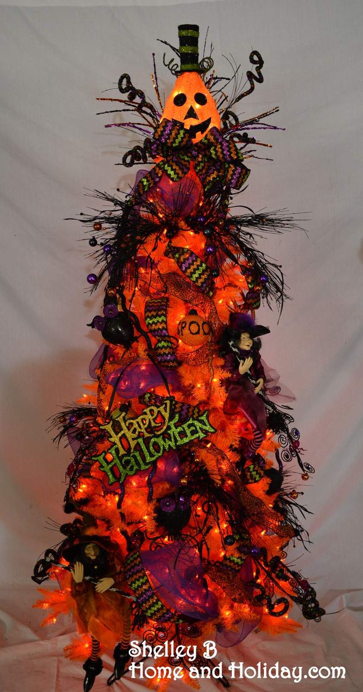 halloween tree orange tree decorated with halloween ornaments and sprays you can find items - Halloween Tree Ornaments halloween tree orange tree decorated with halloween ornaments and sprays you can find items - Halloween Tree Ornaments