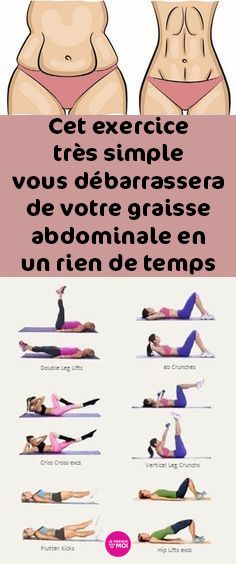 Cet exercice très simple vous débarrassera de votre graisse abdominale en un rien de temps