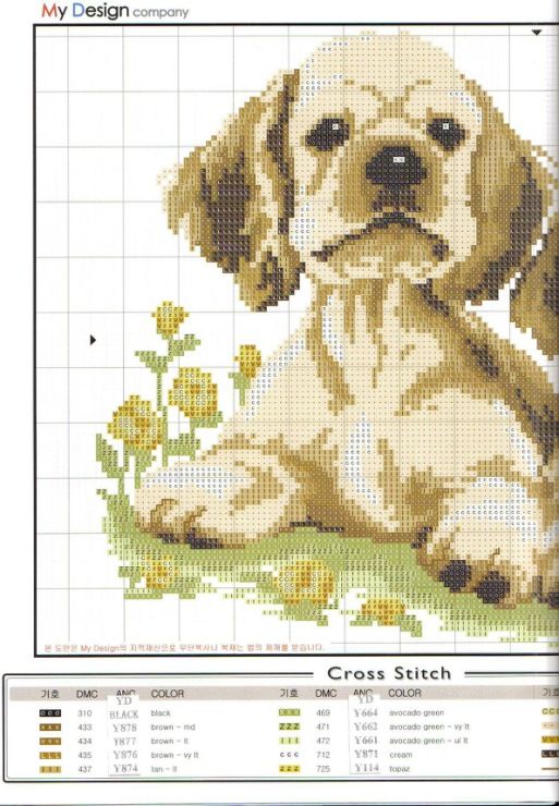 Canine cross stitch patterns