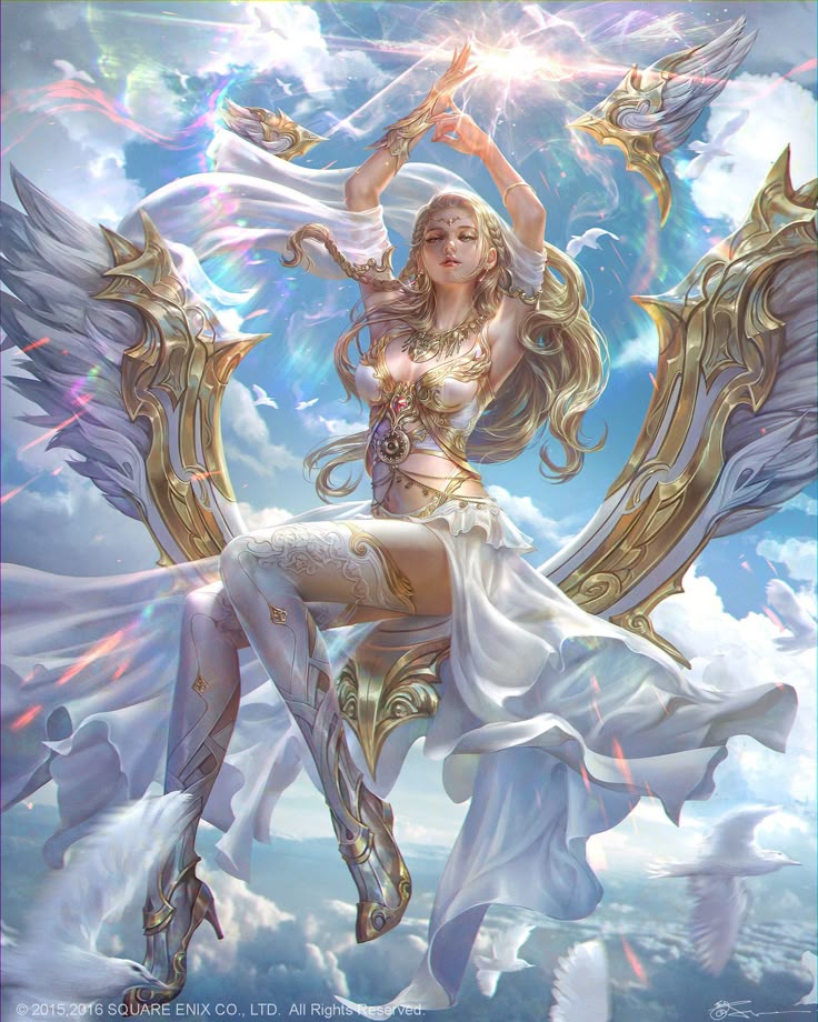 Fine Art Sticker angel goddess female portraits fairy fairytale mermaid