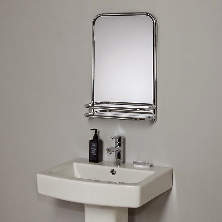 15 Best Bathroom Accessories Images On Pinterest Art Deco Style Bathroom Wall Mirror With Shelf David Dangerous