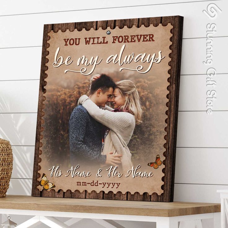 Custom Name And Date Canvas Wall Print Art Decor Personalized Photo You Are Forever And Always Canvas A Special Gift For The Anniversary Custom Name And Date Canvas Wall Print Art Decor Personalized Photo You Are Forever And Always Canvas A Special Gift For The Anniversary