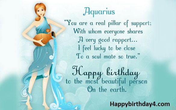 Aquarius Birthday Wishes Happy Birthday Wishes Happy Birthday