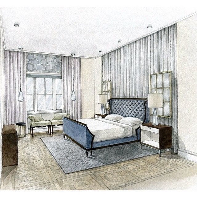 Interior Design Bedroom Sketches 1019 best sketches interior images on pinterest | interior design Interior Design Bedroom Sketches 1019 best sketches interior images on pinterest | interior design