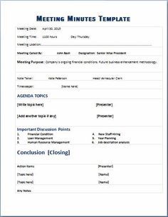formal meeting minutes template jingcruz templates office