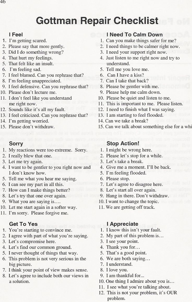 Worksheets Couples Therapy Worksheets best 25 relationship therapy ideas on pinterest the gottman repair and conversation principles a research based approach for creating sound
