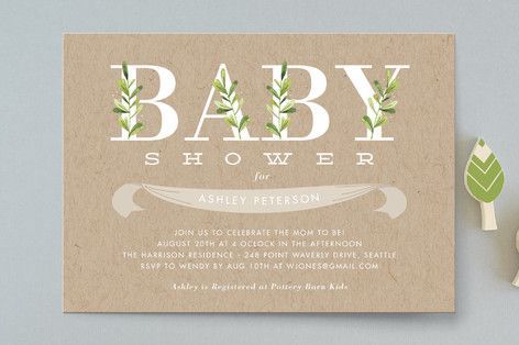 botanical baby shower invitations by oma n ramkhelawan at minted