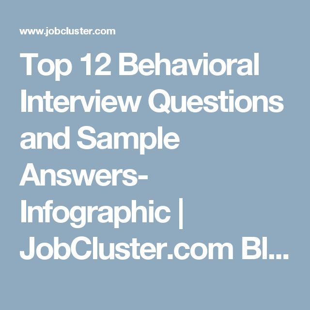behavioural type interview questions