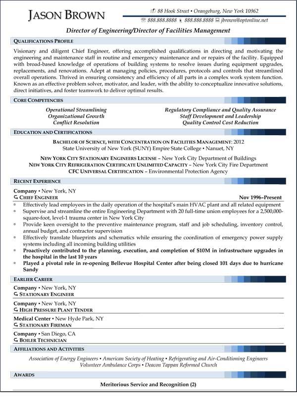 Resume Examples and Templates Engineering resume