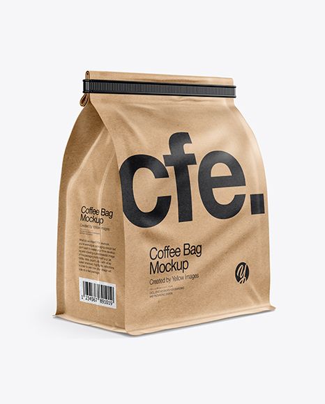 free mockup free psd mockup kraft paper coffee bag with tin tie coffee bag mockup free