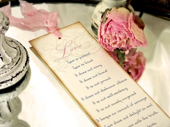 wedding bookmarks