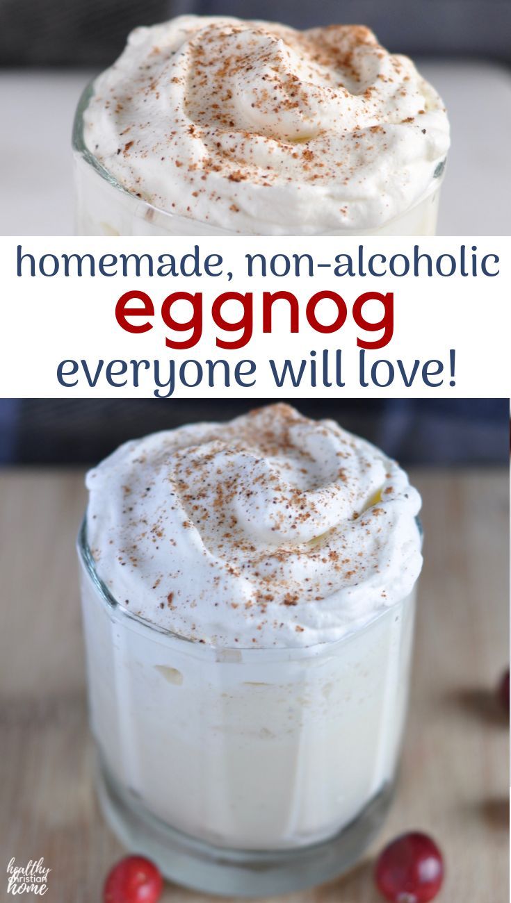 How to Make Eggnog Without Alcohol {a recipe everyone will