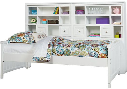 Cottage Colors White 5 Pc Full Bookcase Daybed Sara S Room Cottage Colors White 5 Pc Full Bookcase Daybed Sara S Room Pinterest Bed Wall And Murphy