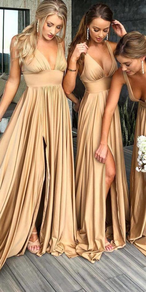 Ideas For Long Bridesmaid Dresses ★ #bridalgown #weddingdress