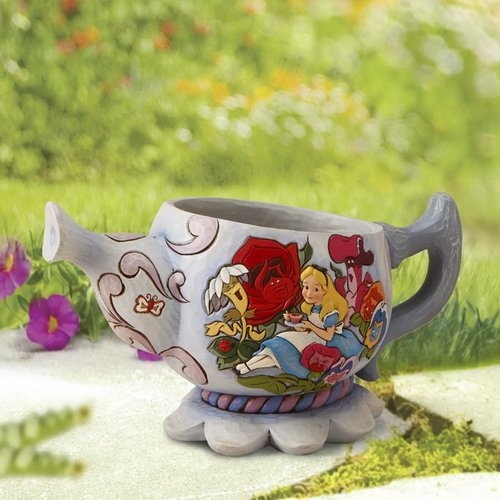 I Want It Alice Tea Pot Planter For The Home In Alice Tea Pot Planter For The Home In Wonderland Teapot Disney Garden Traditions