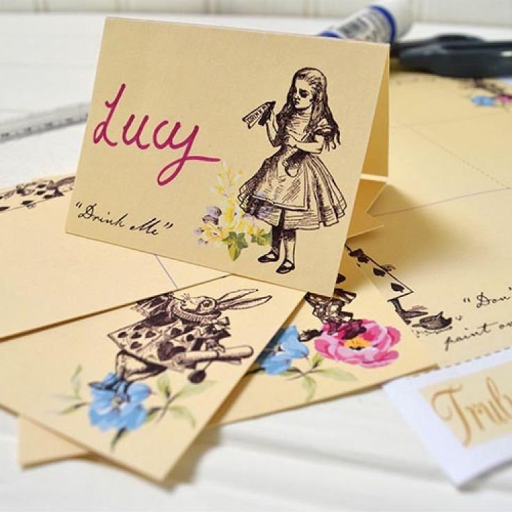 tea party place cards printable