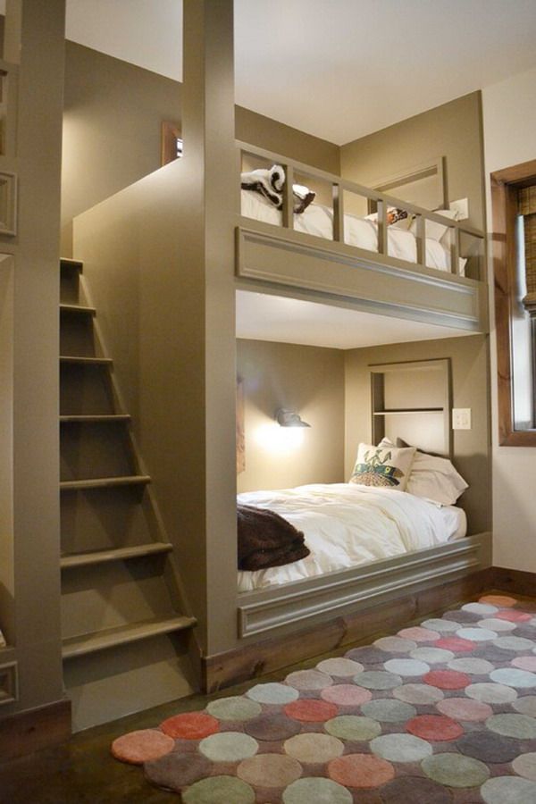 Build a bunk ideas | Kids Bedroom with Bunk Bed Ideas 