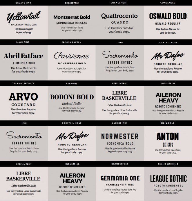 135 best 1 Font pairings images on Pinterest Calligraphy fonts