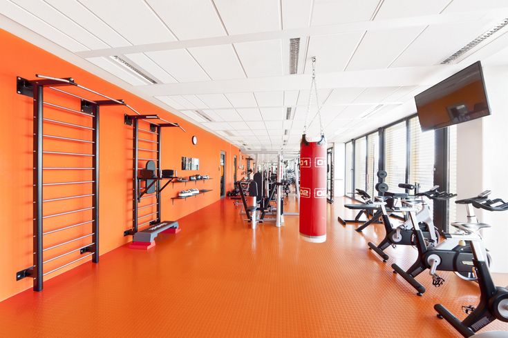 Gym students latex office