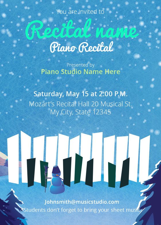 music recital program templates free sinma recital template