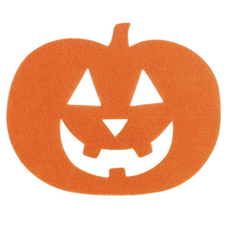 felties jack o lantern pumpkin cutout
