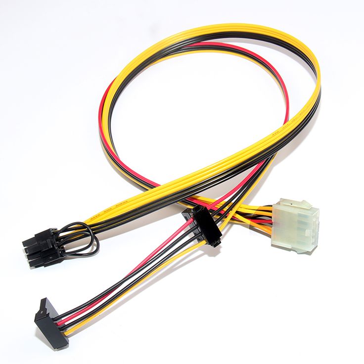 PSU 10pin to IDE Molex + SATA + PCIe PCI-E 8pin 6+2pin Adapter