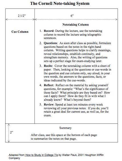 school note templates