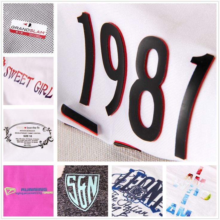 Heat transfer labels are applied directly to the garment fabric, they are eco-friendly and ultra ...