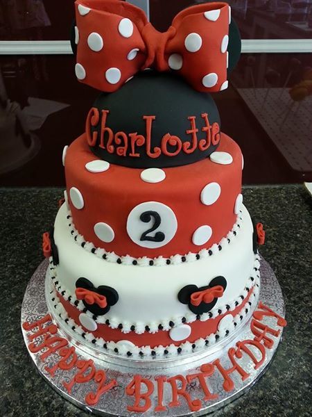 Minnie Mouse Cake www.GGCupcake.com Disney Mickey ...