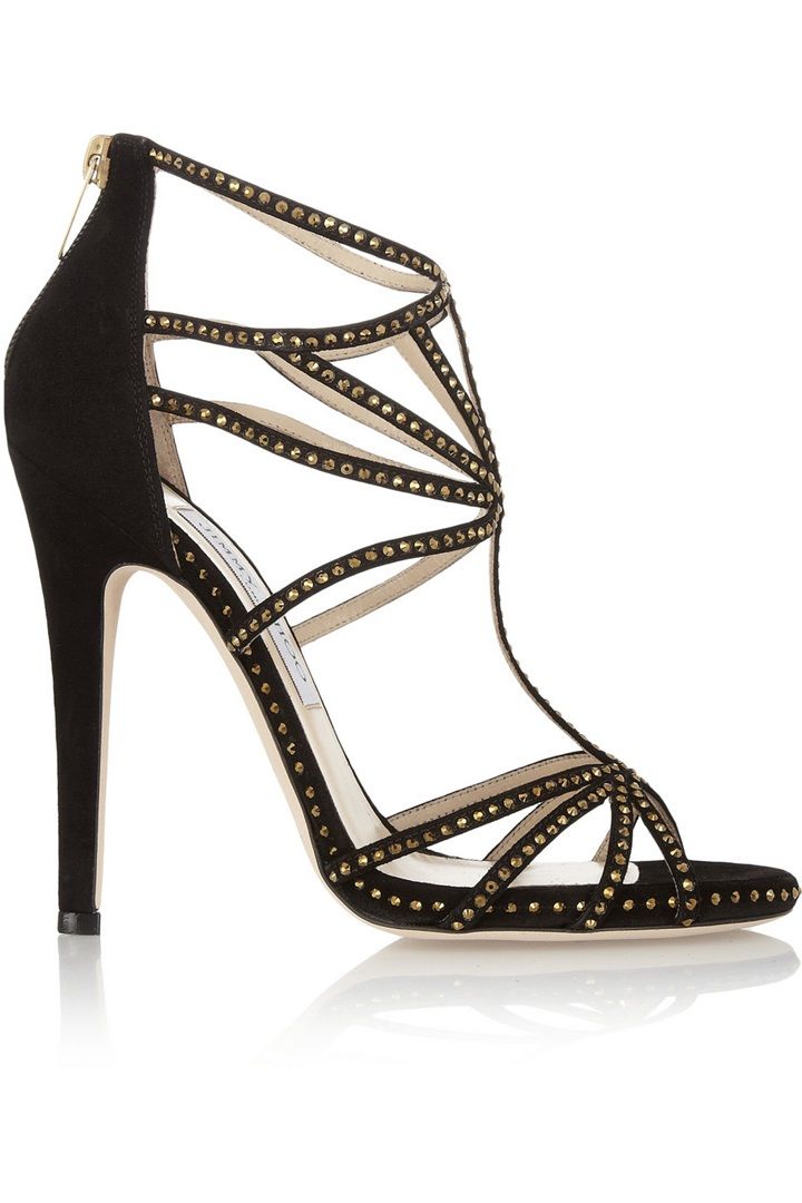 Jimmy Choo Vendetta Swarovski Crystal Embellished Suede Sandals off found on sale for Jimmy Choo Vendetta Swarovski Crystal Embellished Suede Sandals off found on sale for