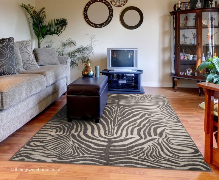 31 Best Animal Print Themed Rugs Images On Pinterest Madagascar Graphite Rug A Soft And Luxurious Wool Viscose Blend Carpet With Zebra