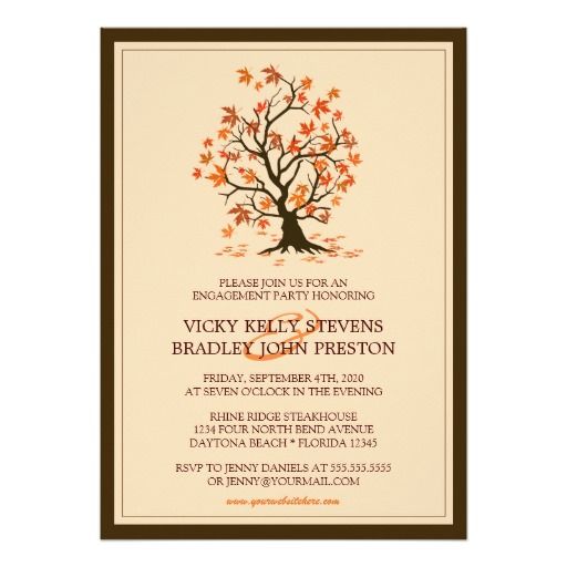 129 best TREE WEDDING Invitations images on Pinterest Engagement - engagement party invitation template 129 best TREE WEDDING Invitations images on Pinterest Engagement - engagement party invitation template