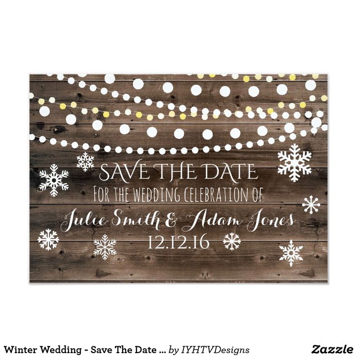 Winter Wedding - Save The Date Card Add your custom wording to this design by using the "Edit this design template" boxes on the right hand side of the item, or click the blue "Customize it" button to arrange the text, change the fonts and colours and to also add additional information or images to this design. ****For custom order, do not place this merchandise in your cart. Instead, click on the "contact seller" button and email me your request. A link to your merchandise will be emailed to yo