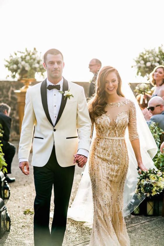 25 Fabulous Silver And Gold Wedding Dresses #bridalfashion #weddingdresses #brid...