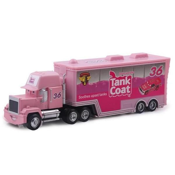 Pixar Cars 2 3 Lightning Mcqueen Mack pink metal toy cars