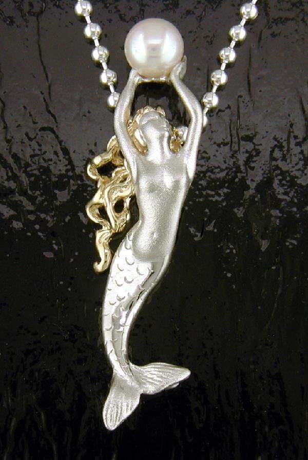 Vintage Style Art Silver Mermaid Pendant Necklace Jewelry Gifts for Women Vintage Style Art Silver Mermaid Pendant Necklace Jewelry Gifts for Women