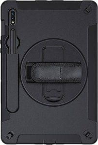 Saharacase Protection Case For Samsung Galaxy Tab S7 Plus Black Sb S S7p Hd Best Buy Samsung Galaxy Tab Galaxy Tab Protective Cases