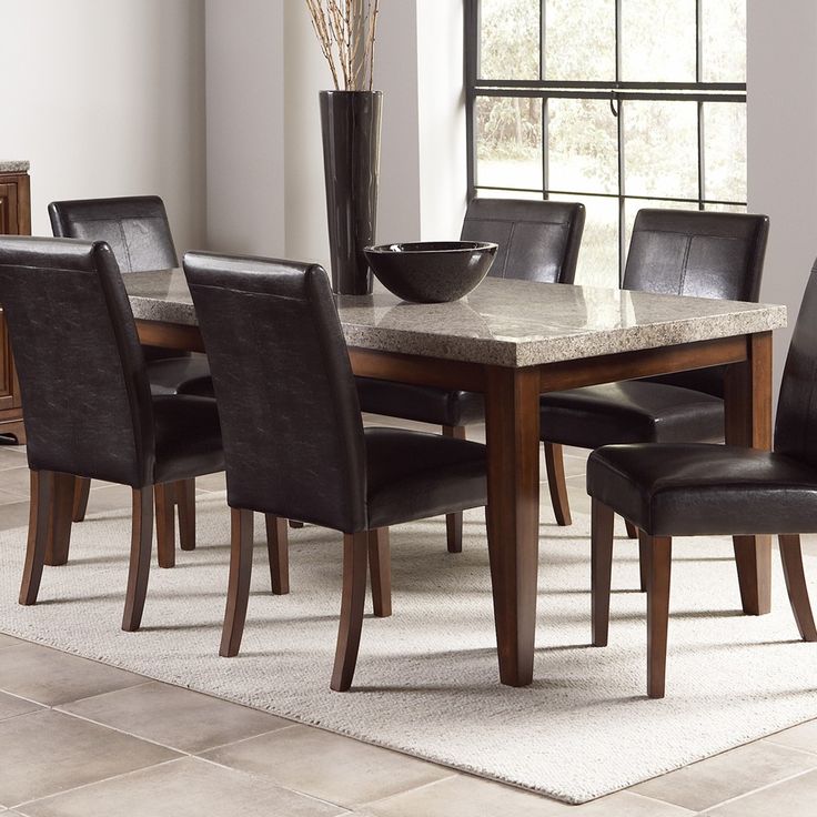 Best 25 Granite Dining Table Ideas On Clayton Granite Top Dining Table Set By Steve Silver