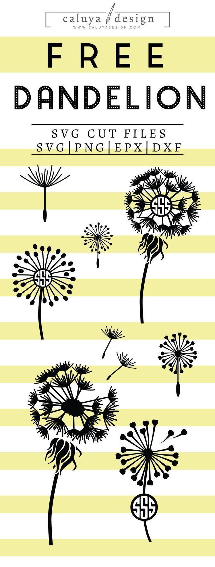 DIY Craft: FREE Dandelion Monogram SVG cut file, Printable vector clip art download. Free printable clip art. Compatible with Cameo Silhouette, Cricut explore and other major cutting machines. 100% for personal use, only for commercial use. Perfect for DIY craft project with Cricut & Cameo Silhouette, card making, scrapbooking, making planner stickers, making vinyl decals, decorating t-shirts with HTV and more! Dandelion SVG Cut File, Free SVG Cut File, Free Dandelion Monogram SVG for cricut DIY Craft: FREE Dandelion Monogram SVG cut file, Printable vector clip art download. Free printable clip art. Compatible with Cameo Silhouette, Cricut explore and other major cutting machines. 100% for personal use, only for commercial use. Perfect for DIY craft project with Cricut & Cameo Silhouette, card making, scrapbooking, making planner stickers, making vinyl decals, decorating t-shirts with HTV and more! Dandelion SVG Cut File, Free SVG Cut File, Free Dandelion Monogram SVG for cricut