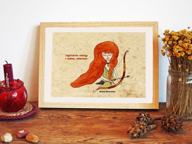 Art Print Beirut sunset colors red-haired girl arabic Whimsical Art divine feminine wall art naive art visual poetry cat lady