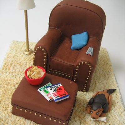 Easy Chair Retirement Cake Easy Chair Retirement Cake