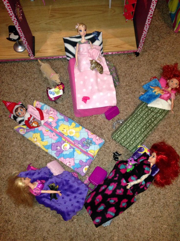 Christmas Slumber Party Ideas Part - 47: Peaches The Elf Slumber Party With Princesses! Elf On The Shelf.