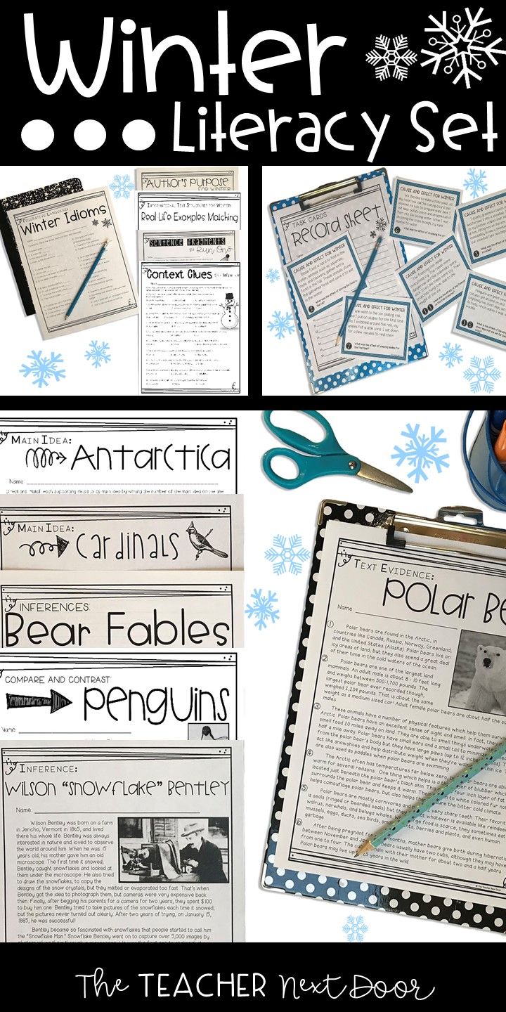 worksheet Ereading Worksheets Main Idea the 25 best text structure worksheets ideas on pinterest this winter literacy set is a 59 page packet filled with reading and writing activities which