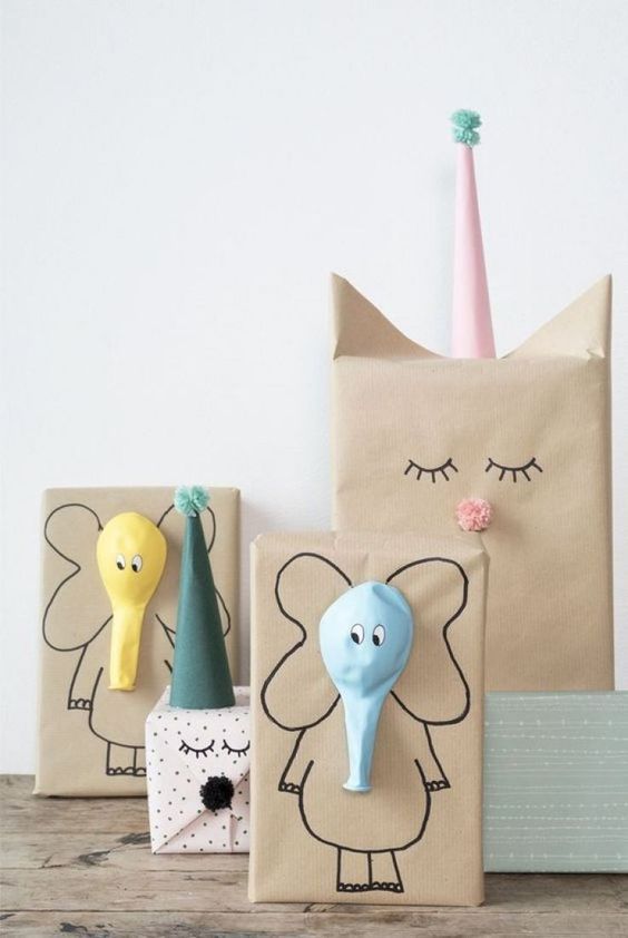 Creative gift wrap for kids: 13 DIY ideas for Christmas Creative gift wrap for kids: 13 DIY ideas for Christmas