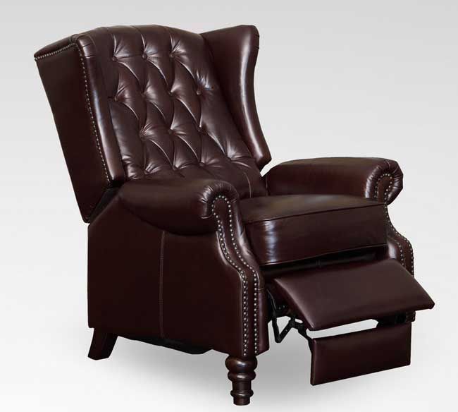 Leather Wingback Recliner Oxblood Wingback Chesterfield Leather Recliner Armchair London Leather Recliner Leather Armchair Reclining Armchair